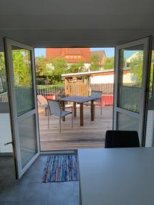 Balkón nebo terasa v ubytování Ferienwohnung in der Mainleite für Zwei
