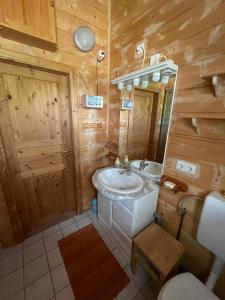 Ένα μπάνιο στο Ferienhaus " Uns Hüsung" +15 φωτογραφίες