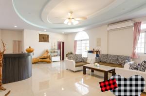 Χώρος καθιστικού στο Mu Yu B&B