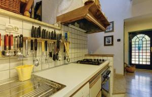 Kuchyň nebo kuchyňský kout v ubytování Holiday home in Mali Lošinj with Pool, Whirpool, Terrace, Air conditioning, Wi-Fi, Washing machine 4780-1