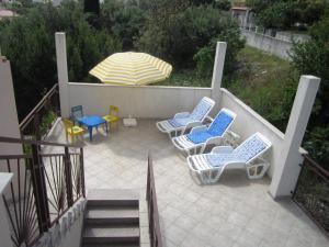 Balkon oz. terasa v nastanitvi Žigulin Apartment