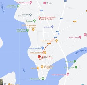 Foto sihtkohas Frymburk asuva majutusasutuse Apartmány V uličce Frymburk galeriist