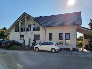 Das Gebäude in dem sich die Pension befindet