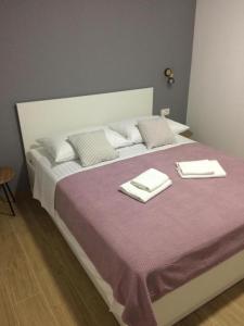 Posteľ alebo postele v izbe v ubytovaní Apartment in Podgora with Terrace, Air conditioning, Wi-Fi (4492-7)