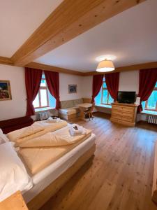Postel nebo postele na pokoji v ubytování Rifugio Ospitale