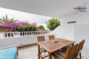 Balkon lub taras w obiekcie Vivienda Vacacional Buganvillas