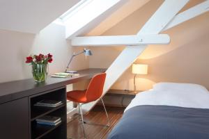 Voodi või voodid majutusasutuse Altstadt Hotel toas