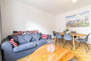 Część wypoczynkowa w obiekcie Naschmarkt Premium Apartment in "Your Vienna"