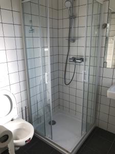 Phòng tắm tại Klidné místo v Měsíčním údolí Poříčí nad Sázavou