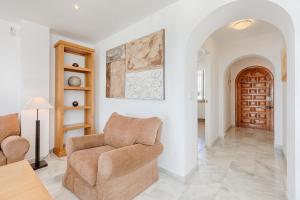 Posedenie v ubytovaní Front Sea View Apartment Estepona