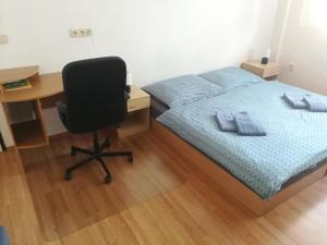 Ein Bett oder Betten in einem Zimmer der Unterkunft Prázdninové ubytování