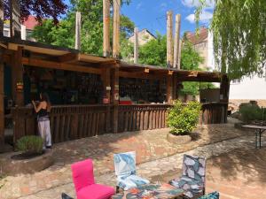 Zahrada ubytování Árkád Apartmanház Szeged