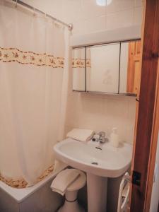 Koupelna v ubytování Apartaments Castellar de n'Hug + 37 fotografií
