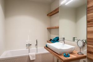 Koupelna v ubytování Adamas B&B