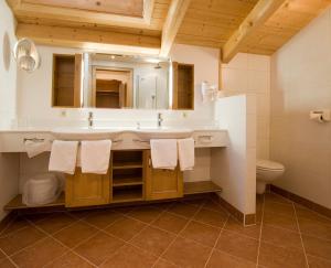 Koupelna v ubytování Hotel-Pension Wagnermigl