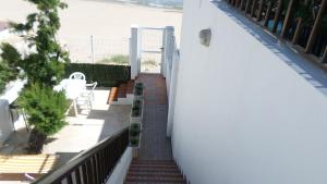 Balkón alebo terasa v ubytovaní Apartamento primera linea de playa WIFI gratis