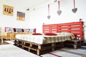 Säng eller sängar i ett rum på Bellagio Bellavista di Betty