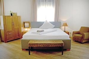 Postel nebo postele na pokoji v ubytování Apartment Eva
