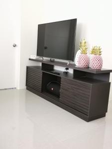TV a/nebo společenská místnost v ubytování Villa Maison de Soleil