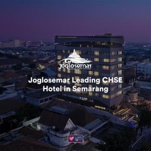 a building with a sign that reads jologensen lender leasing office at ARTOTEL Gajahmada Semarang in Semarang