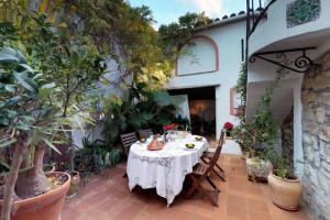 A garden outside La casa del piano - Beautiful 18th century house with courtyard & pool