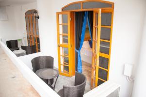 Posezení v ubytování Clarkton Hotel Apartment
