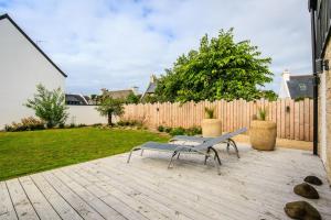 Zahrada ubytování Domaine de la pointe Quiberon
