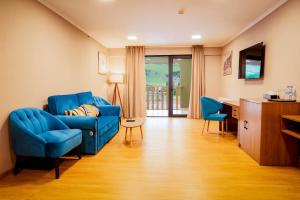 Gistola Hotel Mestia的休息区