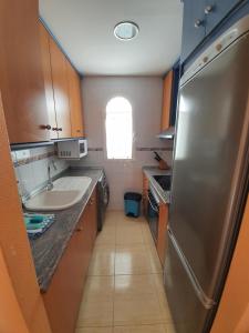Kuchyň nebo kuchyňský kout v ubytování casa relax nudista