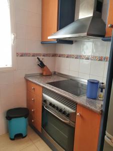 Kuchyň nebo kuchyňský kout v ubytování casa relax nudista
