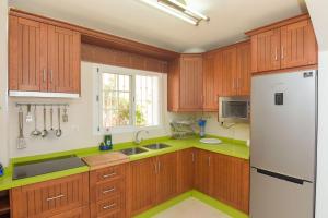 Køkken eller tekøkken på Villa privada con increíbles vistas al mar