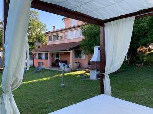 Zahrada ubytování Apartment Ines
