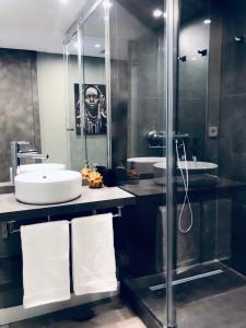 Ванная комната в Recoletos Estudio en la mejor zona de Madrid