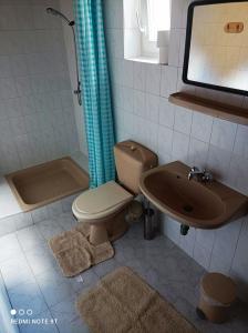 Salle de bains dans l'établissement Ágnes Apartmanok