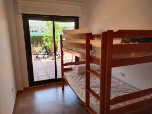 Postel nebo postele na pokoji v ubytování Panorámica Golfmar c/ Generalitat + 24 fotografií