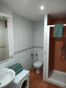 Koupelna v ubytování Apartamentos Puerto O Grove