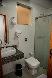 Koupelna v ubytování San Lucas Hotel