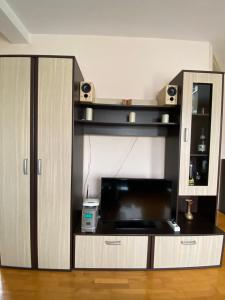 Η κουζίνα ή μικρή κουζίνα στο Apartman centar