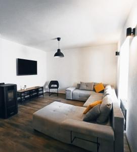 Posezení v ubytování Modern family apartment ZARA