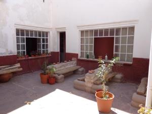 Χώρος καθιστικού στο Hostal La Antigua