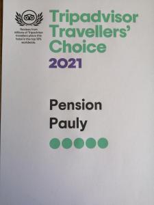 oznaczenie biletu na pociąg w obiekcie Pension Pauly w mieście Boppard