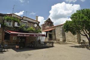 a building with a sign that reads held heard us chapel at Hotel Rural Los Perales in San Vitero
