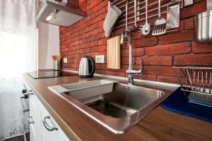 Kuchnia lub aneks kuchenny w obiekcie The Attic Rovinj