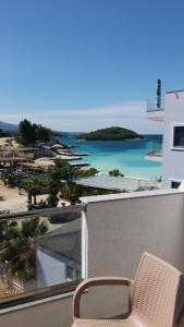 Üldine merevaade või majutusasutusest Hotel Adriatik Ksamil pildistatud vaade