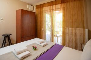Postel nebo postele na pokoji v ubytování Villa Vergia