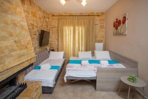 Postel nebo postele na pokoji v ubytování Villa Vergia