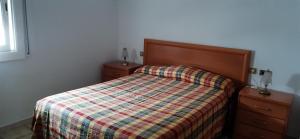 Cama o camas de una habitación en Apartamentos Las Americas - Blanes Beach