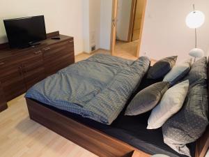 Postel nebo postele na pokoji v ubytování NEW Apartment 120 Residence