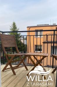 Balkón nebo terasa v ubytování Willa z Tarasami
