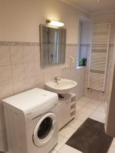 Koupelna v ubytování Ferienwohnung im Springerhof
